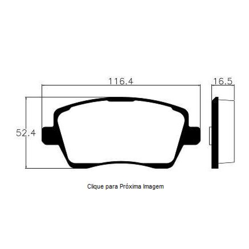 [homologação] Pastilha Freio Convencional Dianteira - Sistema Trw -