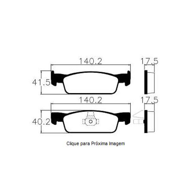 [homologação] Pastilha Freio Convencional Dianteira