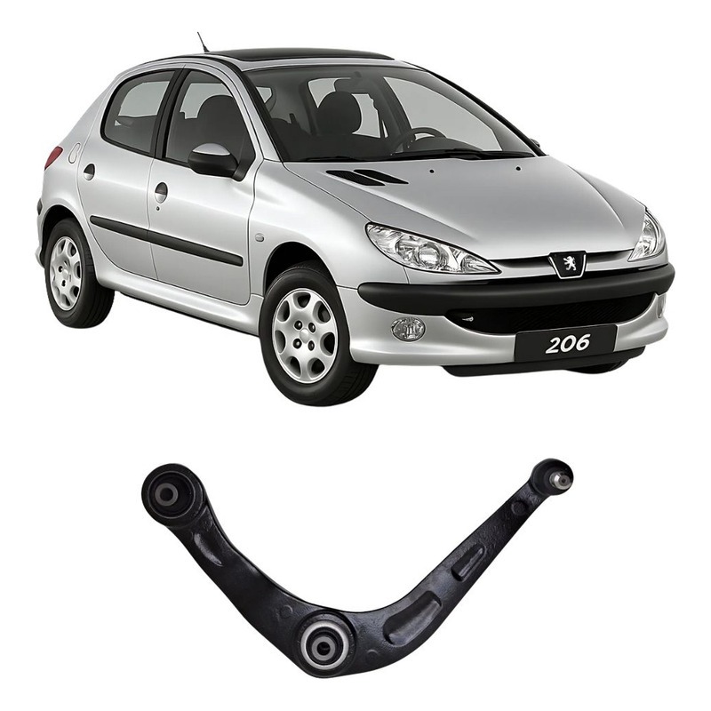 Bandeja Dianteira Peugeot 206 207  Hoggar 1998/ Direita C/pivo