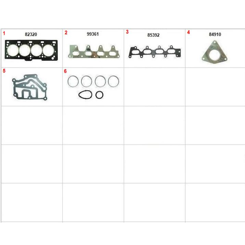 Jogo Junta  Motor Superior Sem Retentor Fibra