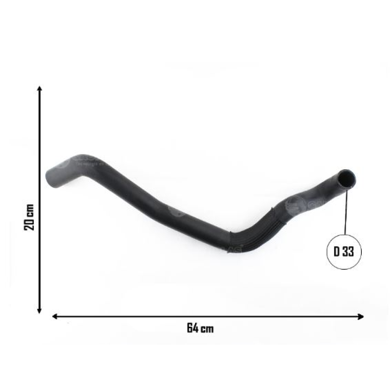 Mangueira  Inferior Radiador De Agua