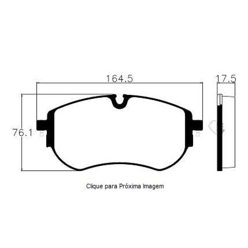 Pastilha Freio Convencional Dianteira