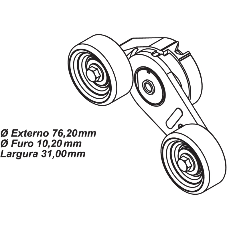 Tensor Correia Alternador