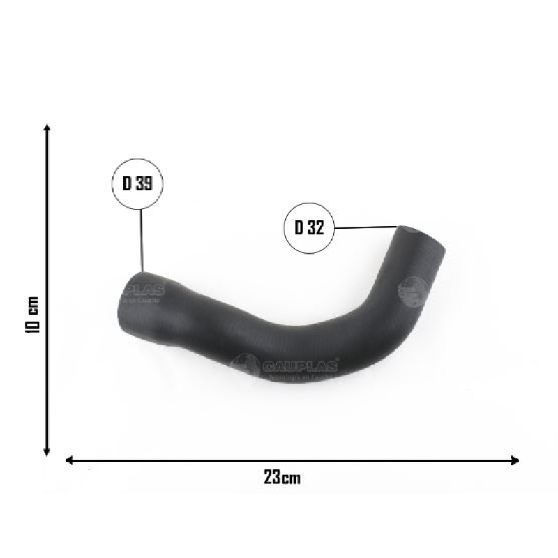 Mangueira Superior Radiador De Agua  Com Ar