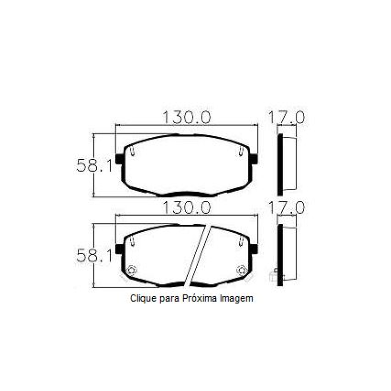 Pastilha Freio Convencional Dianteira Sistema Mando