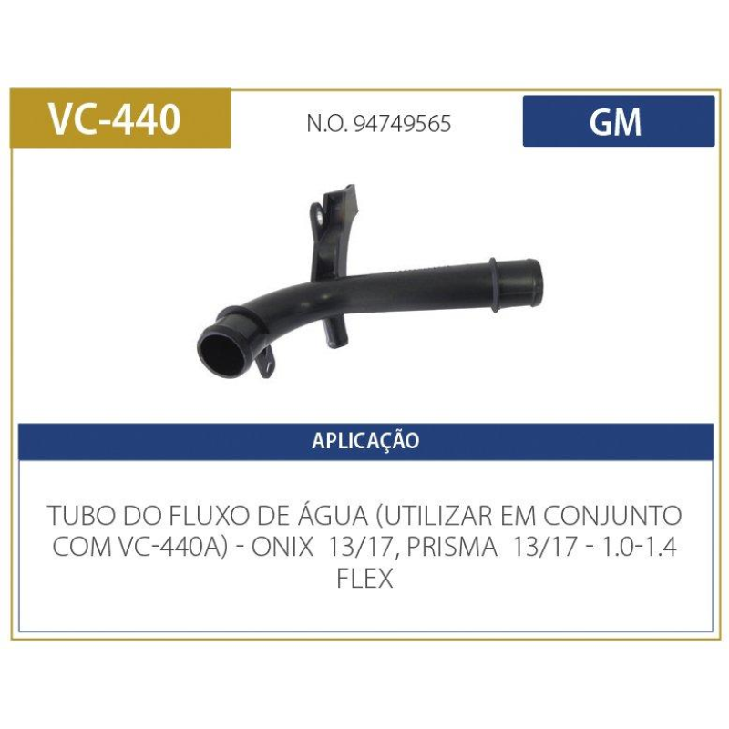 Cano Dagua Gm Onix/prisma 12/
