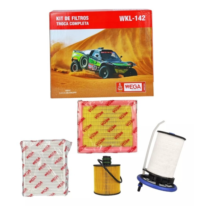 Kit Filtro Fiat Toro 2.0 16v Jeep Commander Compass Renegade 2.0 16v Ram Rampage 2.0 16v 2015/ Diesel