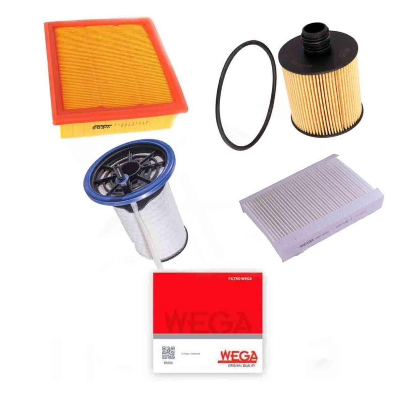 Kit Filtro Fiat Toro 2.0 16v Jeep Commander Compass Renegade 2.0 16v Ram Rampage 2.0 16v 2015/ Diesel
