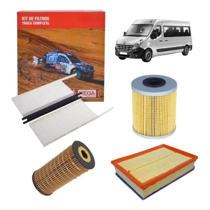Kit Filtro Renault Master 2.3 16v 2013/2022