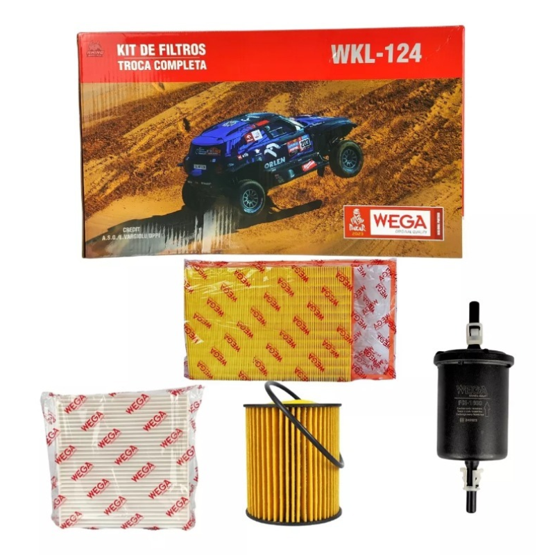 Kit Filtro Fiat Palio Grand Siena 1.6 16v 2012/ Strada 1.6 16v 1.8 16v 2012/