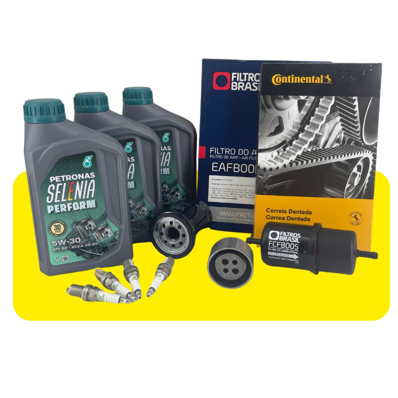 KIT REVISAO FIAT UNO MILLE FIRE/ECONOMI SELENIA 5W30