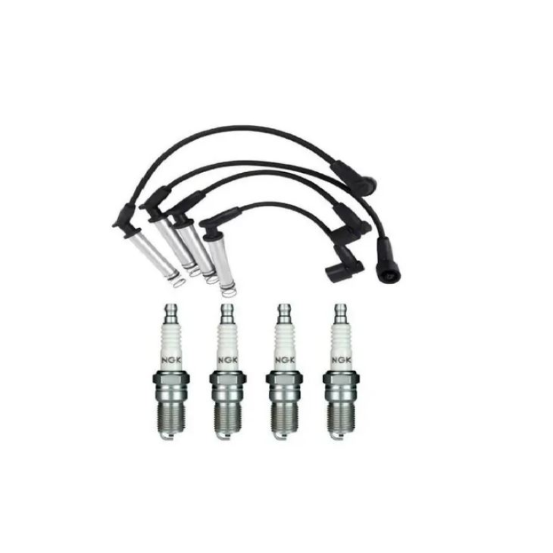 KIT CABO + VELAS NGK CORSA / CLASSIC 1.0 8V FLEX 2011 2012