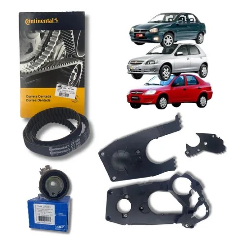 KIT CORREIA DENTADA TENSOR CAPA PROTECAO CORSA/CELTA 1.0/1.4