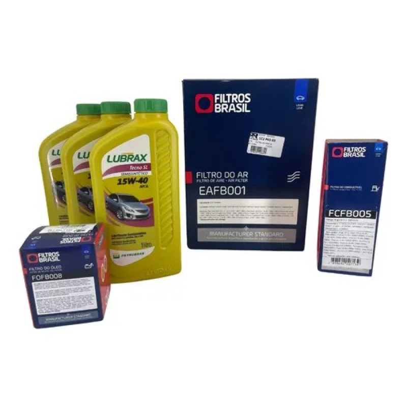 REVISAO DE OLEO FIAT UNO MILLE FIRE LUBRAX 15W40 - MLB1799733209