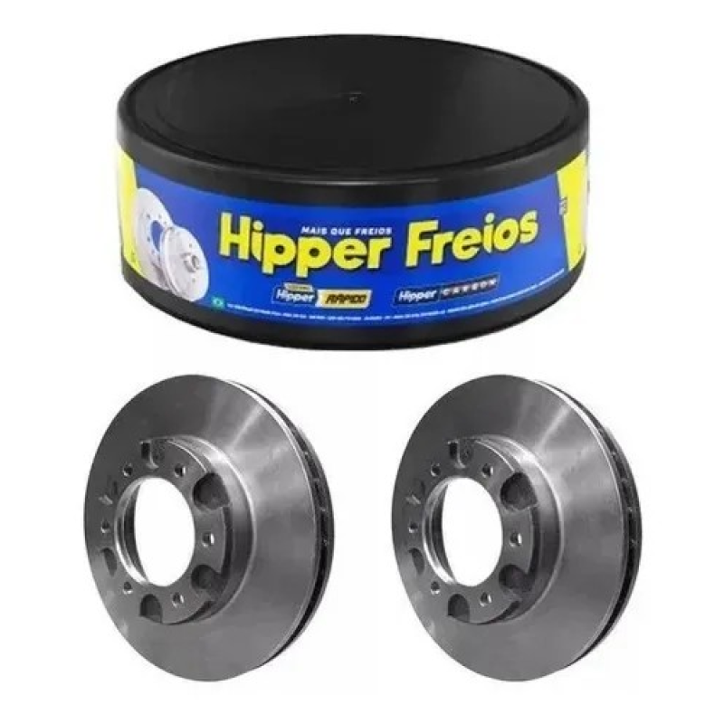 KIT DISCO FREIO DIANTEIRO GM A10 C10 D10 A20 C20 D20 86 A 1999 -  MLB2150699757