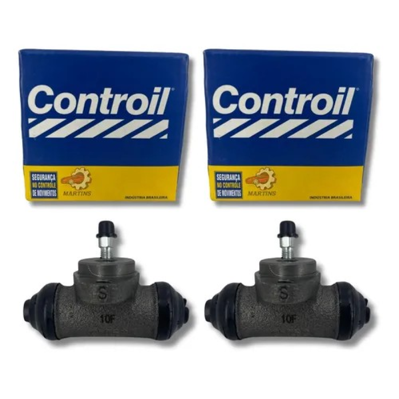 PAR CILINDRO FREIO TRASEIRO FUSCA 1300 1500 1600 4 FUROS