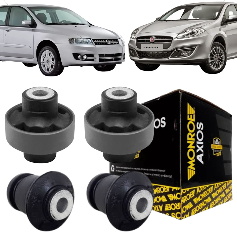 KIT BUCHAS DA BALANçA BANDEJA STILO 1.8 16V 4 BUCHAS- AXIOS