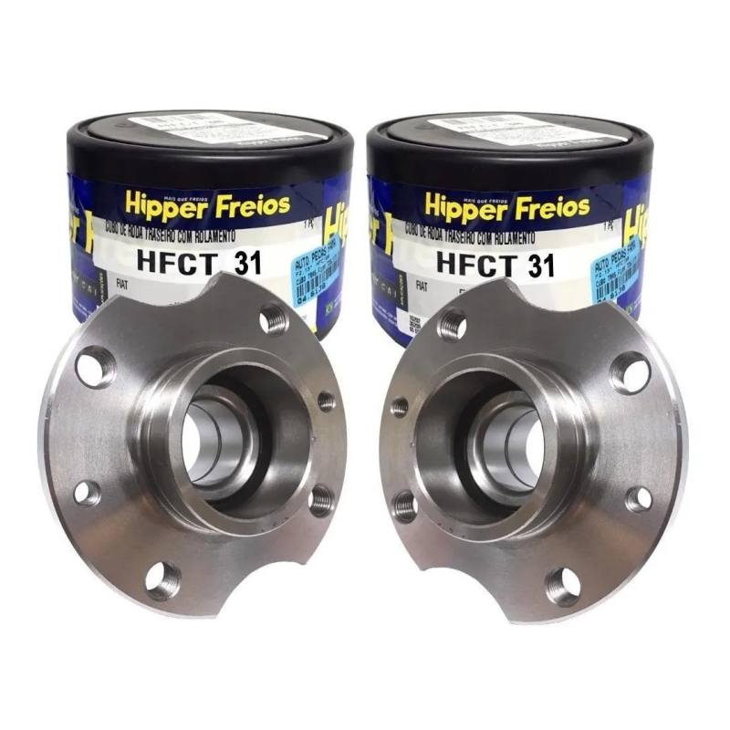 PAR CUBO TRASEIRO C/ROLAMENTO UNO MILLE/MILLE FIRE TODOS