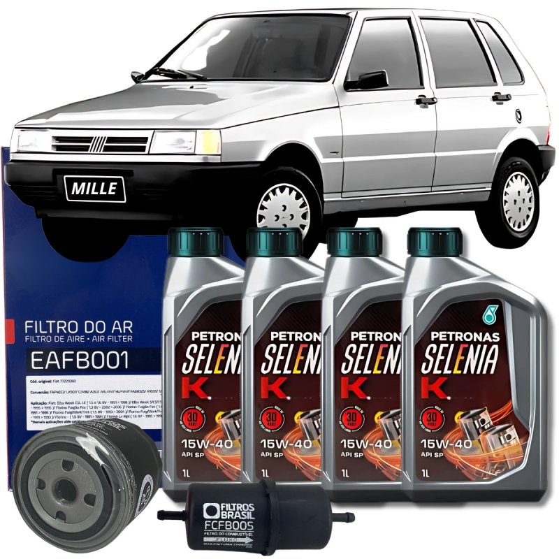KIT REVISAO FIAT UNO MILLE 1.0 94 ATE 2001