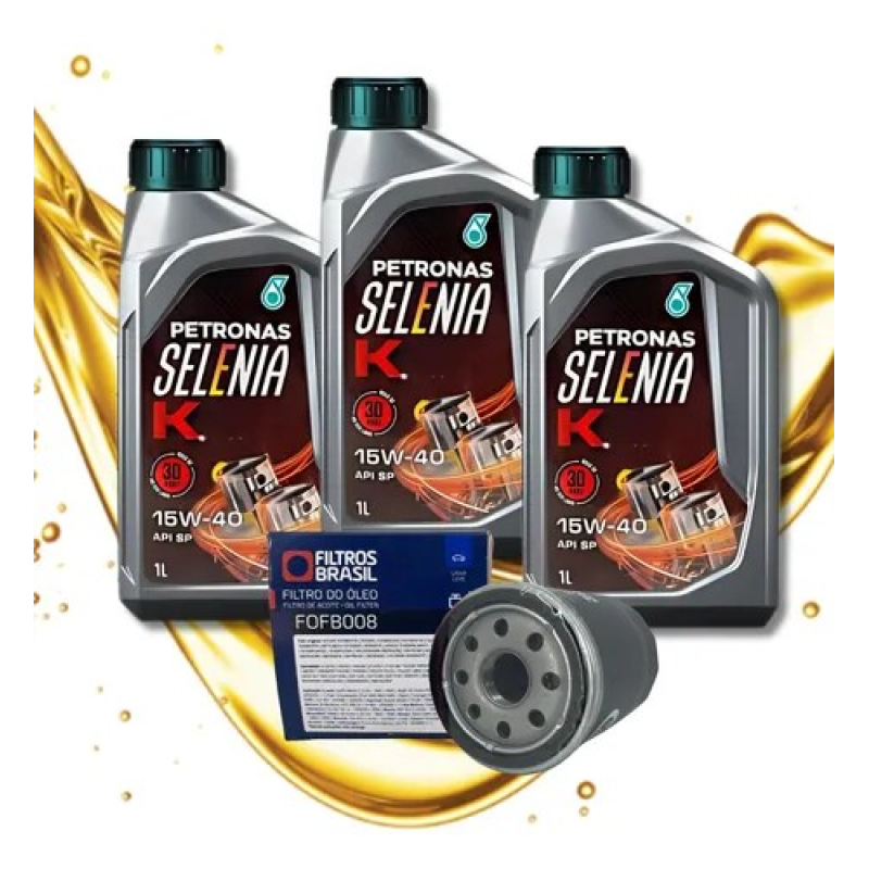 KIT REVISAO FIAT NOVO PALIO 1.4 ATTRACTIVE SELENIA 15W40