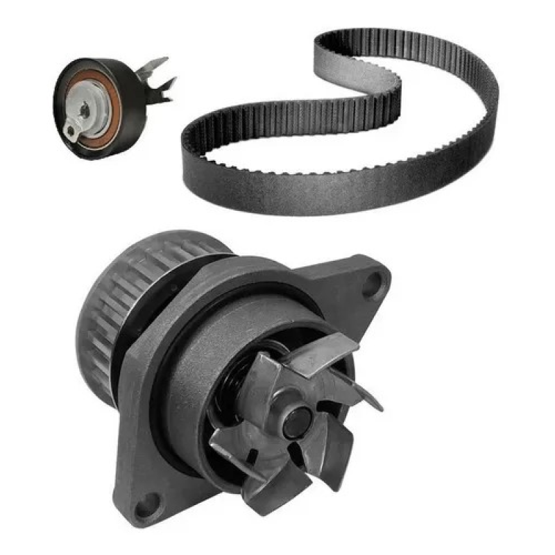 KIT CORREIA DENTADA TENSOR BOMBA AGUA GOL G5 1.0/1.6 8V