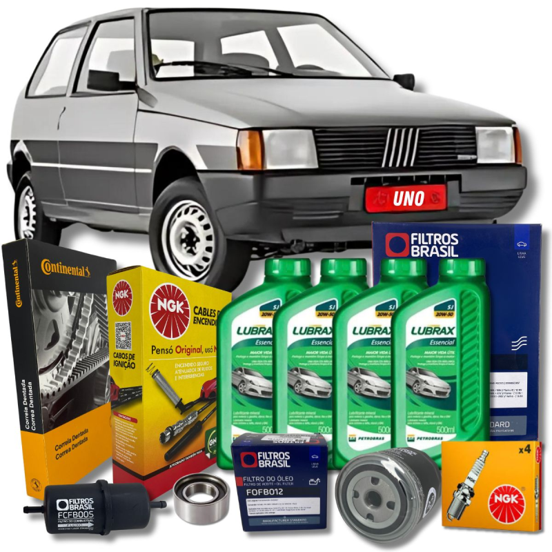 KIT REVISAO FIAT UNO 1.0 IE EP SX CORREIA E OLEO CABO