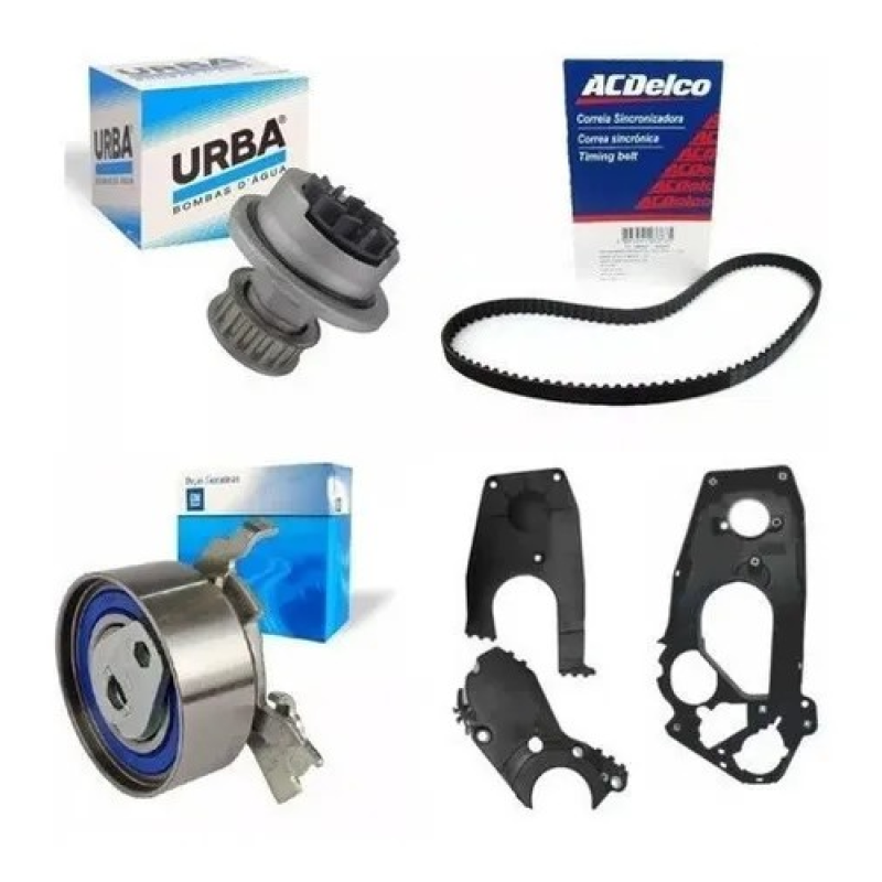 KIT CORREIA TENSOR BOMBA AGUA E CAPA - FIAT STILO 1.8 8V