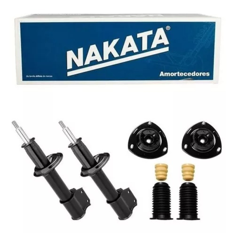 PAR AMORTECEDOR DIANTEIRO FIAT UNO 89 ATE 2006 + TOP KIT