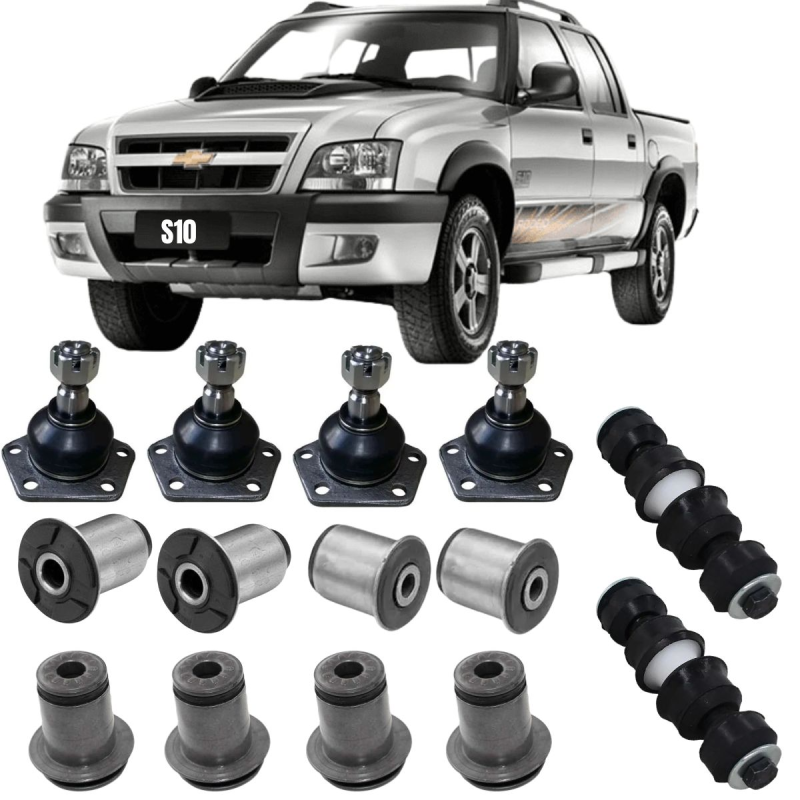 JOGO DE PIVO BUCHAS BIELETAS S10 BLAZER 98 ATE 2011