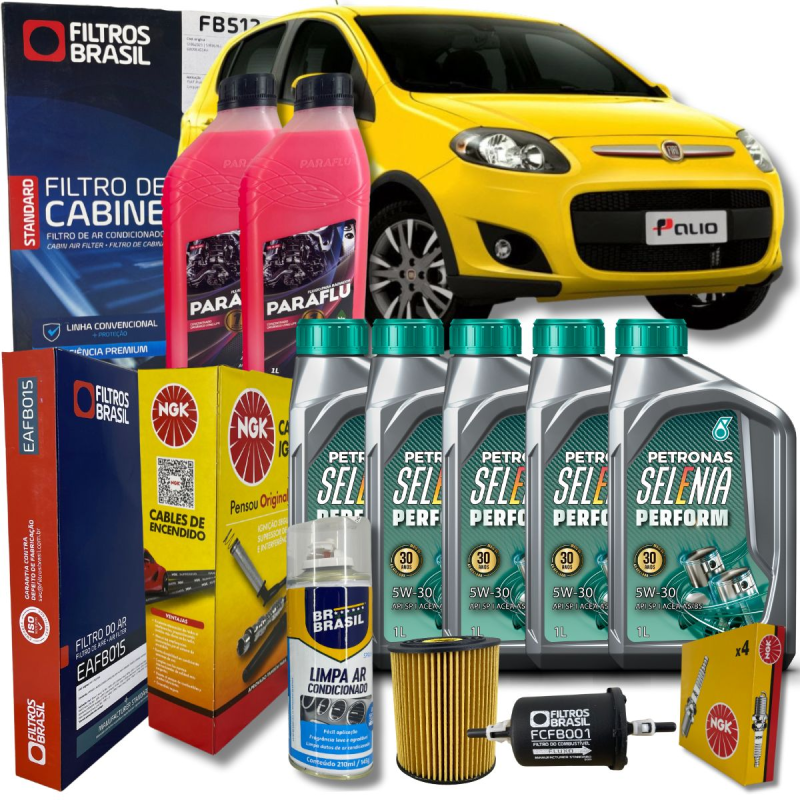 KIT REVISAO FIAT NOVO PALIO SPORTING 1.6 16V 2015 EM DIANTE