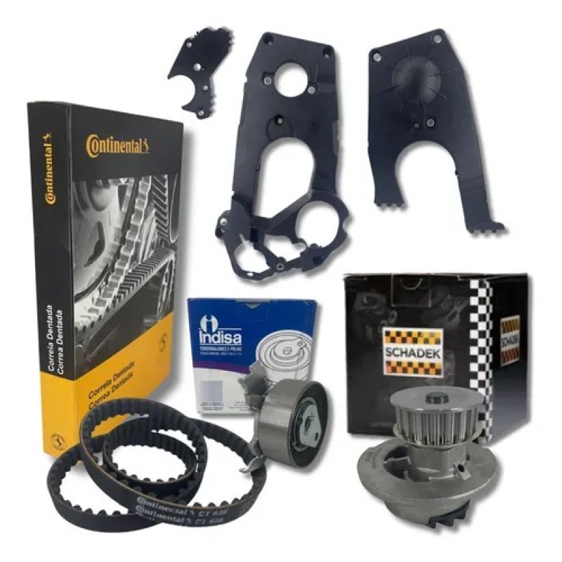 KIT CORREIA TENSOR BOMBA AGUA E CAPA - CORSA/CLASSIC VHC