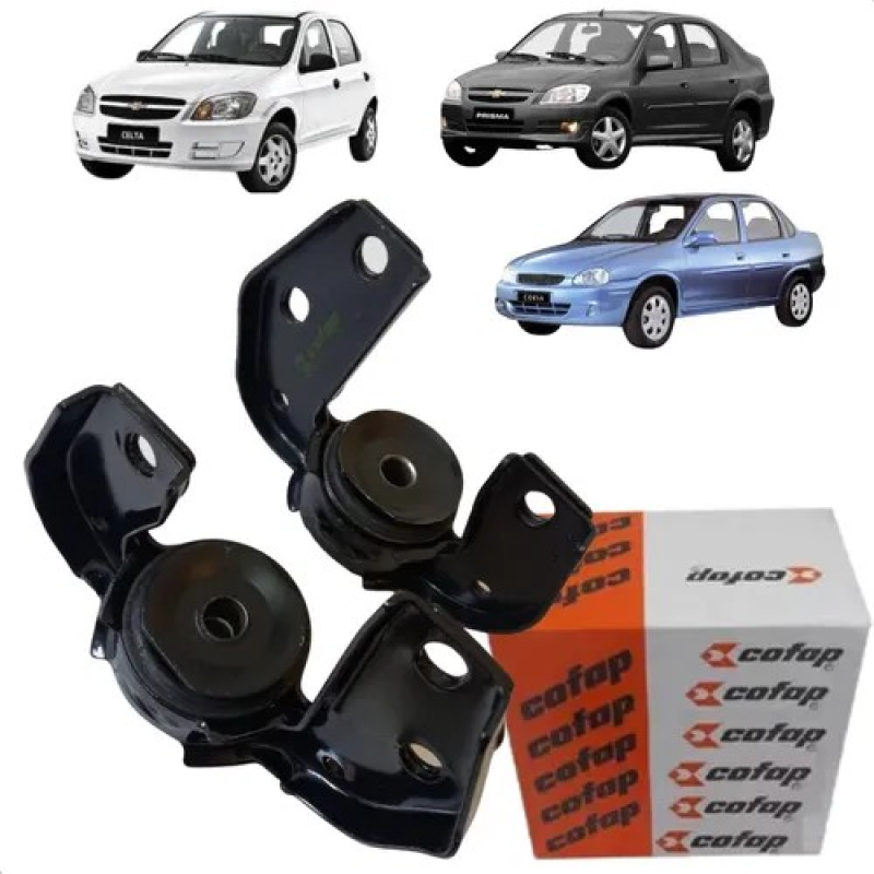 PAR SUPORTE BARRA TENSORA MORCEGO CORSA CELTA PRISMA COFAP
