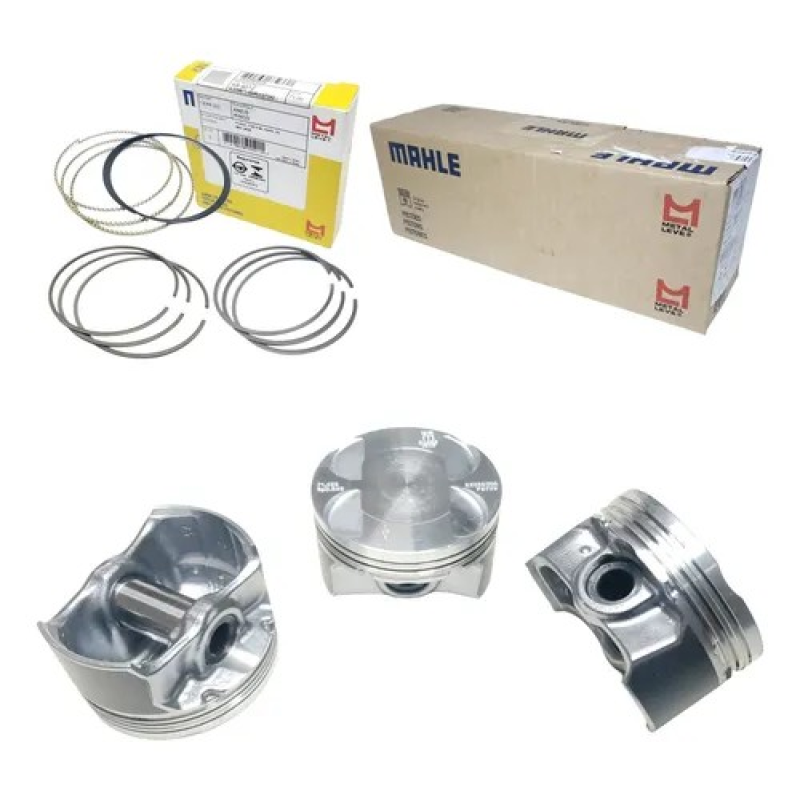 JOGO PISTOES E ANEIS STD PARA HYUNDAI HB20 1.0 2015 2016 17