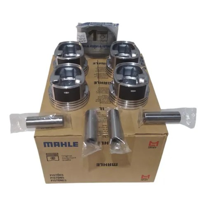 JOGO PISTãO 0.50 ANéIS MOTOR CLIO 1.0 16V FLEX 2006 A 2010