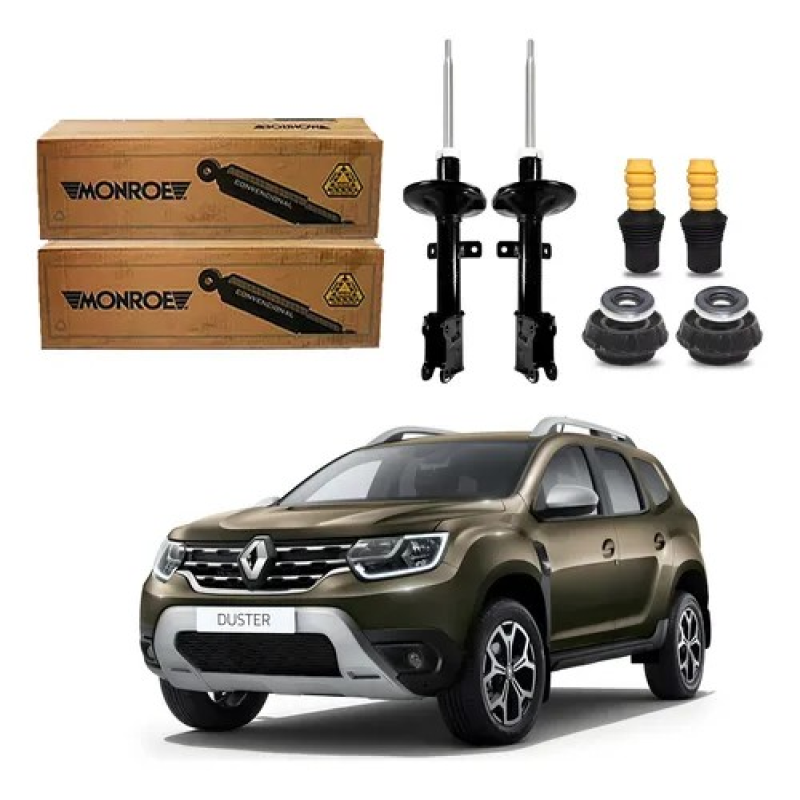 KIT AMORTECEDOR DIANTEIRO MONROE DUSTER 1.6 2021 A 2023