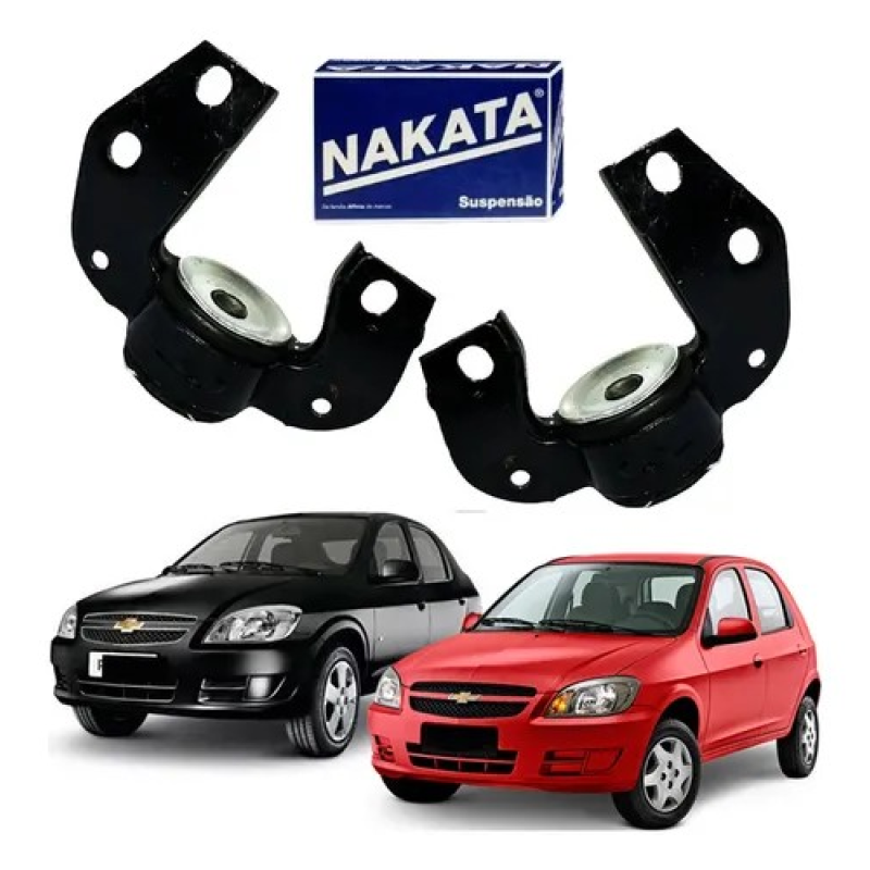 PAR SUPORTE BARRA TENSORA MORCEGUINHO CELTA PRISMA NAKATA NF