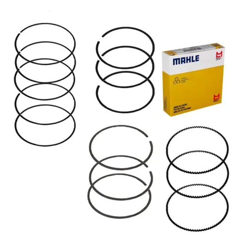 KIT PISTãO E ANéL 0,50 KWID 1.0 12V 3 CILINDROS FLEX MAHLE