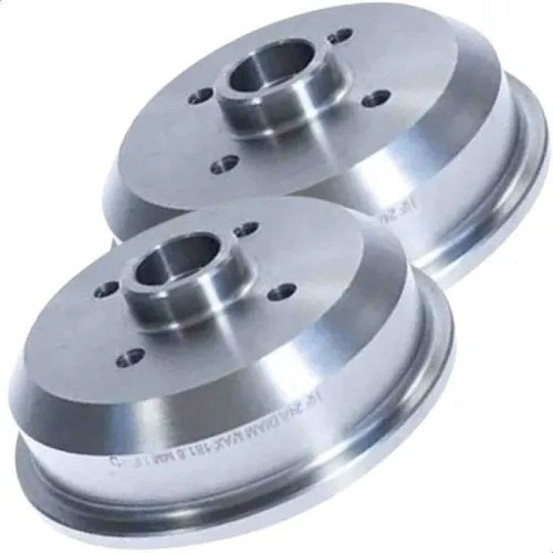 PAR 2 TAMBOR DE FREIO TRASEIRO COM CUBO CELTA PRISMA 1.0 1.4