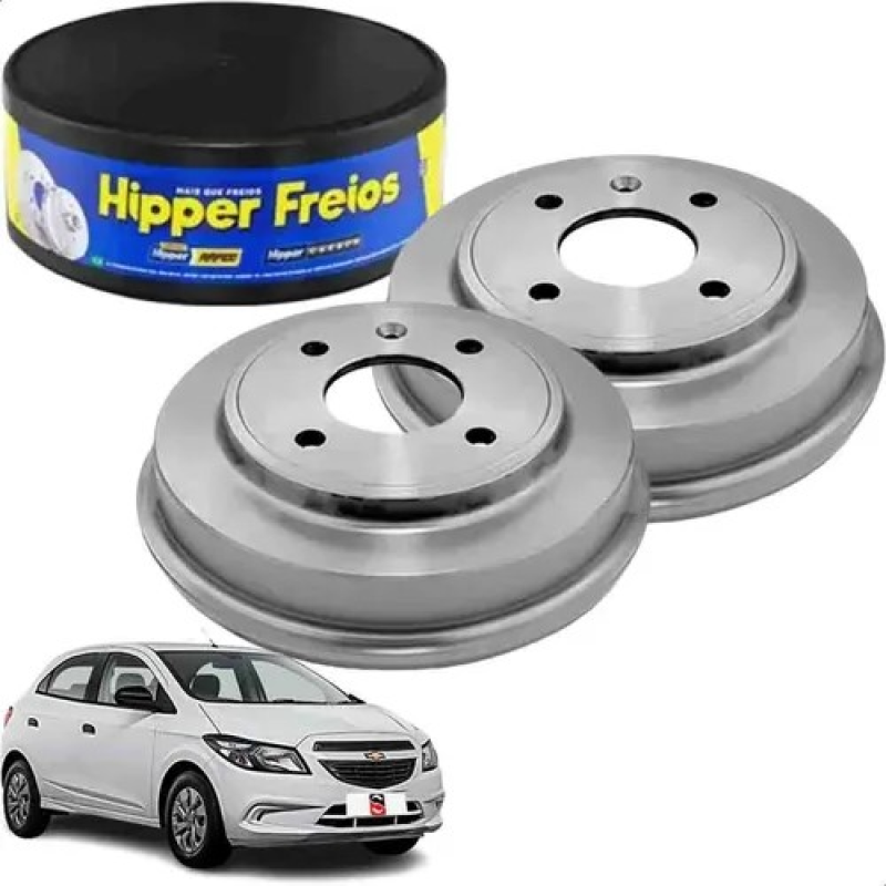 PAR 2 TAMBOR DE FREIO TRASEIRO SEM CUBO PRISMA JOY ONIX...