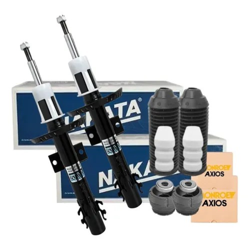 AMORTECEDOR DIANTEIRO + KIT AXIOS VW CROSS UP 2016 2017 2018