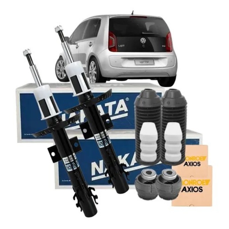 AMORTECEDOR DIANTEIRO + KIT AXIOS VW CROSS UP 2016 2017 2018