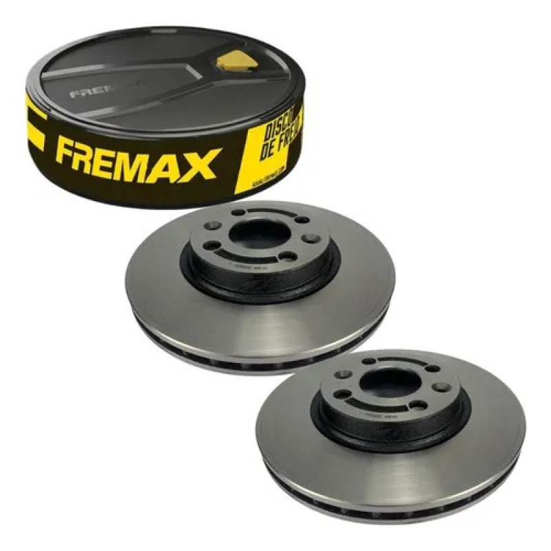 PAR DISCO DE FREIO DIANTEIRO SANDERO LOGAN ORIGINAL FREMAX