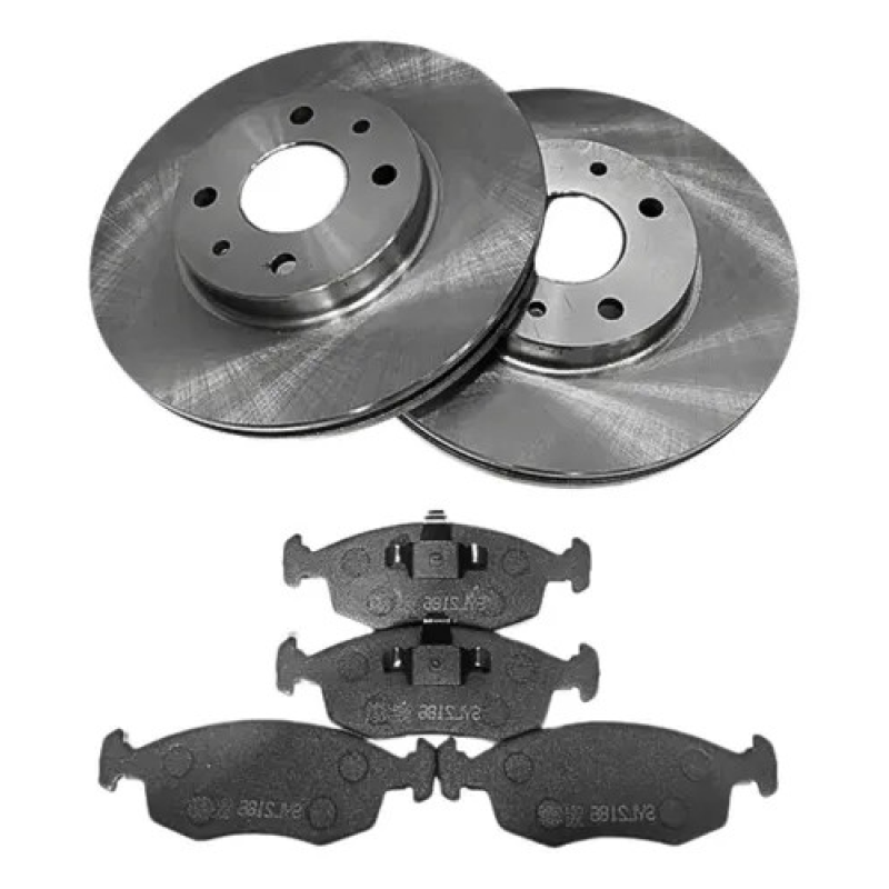 KIT DISCO E PASTILHA DIANTEIRA STRADA 1.4 1.6 1.8 2009 A 2012