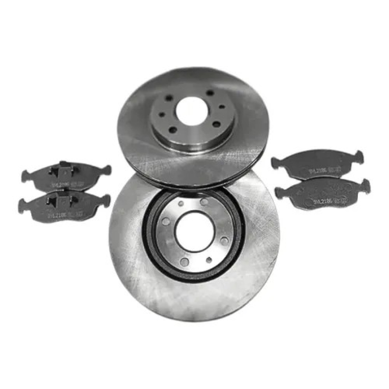 KIT DISCO E PASTILHA DIANTEIRA STRADA 1.4 1.6 1.8 2009 A 2012