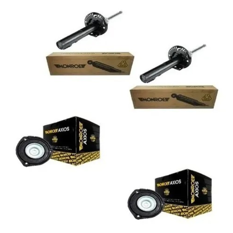 PAR AMORTECEDOR DIANTEIRO VW FOX POLO SPACEFOX + KIT MONREO