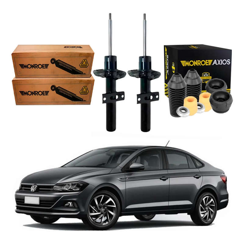 KIT AMORTECEDOR DIANTEIRO VIRTUS 1.0 TSI 2018 A 2023